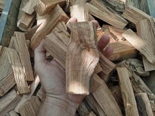 Red Oak Wood Chunks 3"-5" Pieces Smoking,Grilling,Barbecue,Outdoor,Firepit
