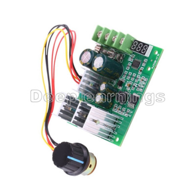 30A PWM Motordrehzahlregler Modul Dimmer Stromregler + Display DC6-60V
