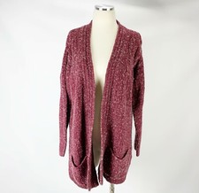 Pierre Cardin Large Sweater Wool Cranberry V-5775 Maroon