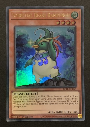 Spirituelles Tier Rampengu - BLTR-DE066 - Ultra Rare - 1. Auflage - Yugioh TCG - Bild 1 von 3
