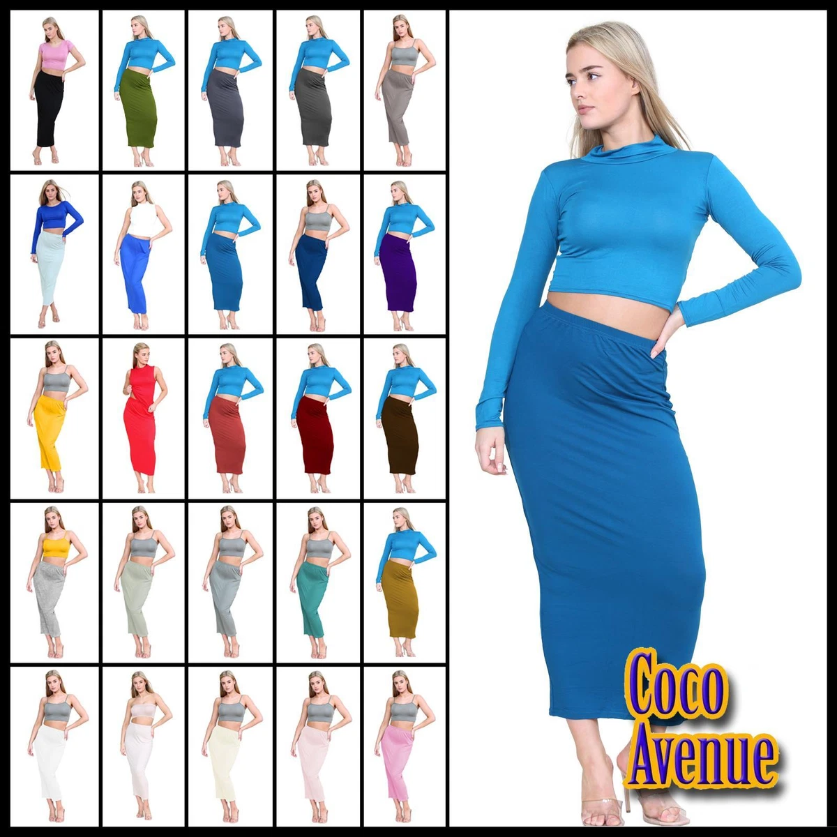 Bodycon midaxi cheap skirt