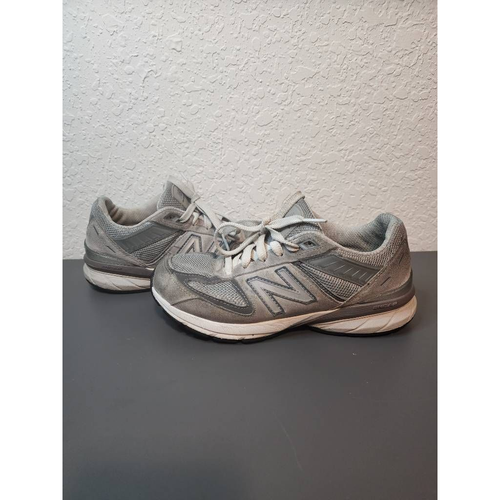 New Balance Boys 990 V5 Running Shoes Gray Suede GC990GL5 Lace Up Low Top  4.5 | eBay