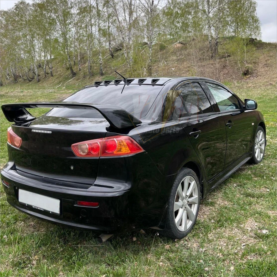 Vortex Generator Spoiler Wing Roof Shark FIN Suit to Mitsubishi Lancer 2008-2016 - image 2 of 4