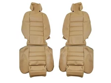 Fits: Alfa Romeo Spider 1971-94 Style 4 Tan Leather Seat Covers