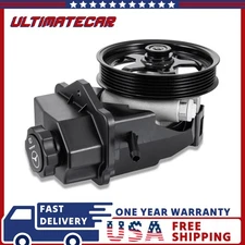 Power Steering Pump w/ Pulley For 2006-2011 Chevrolet Impala 3.5L 3.9L 20-69989