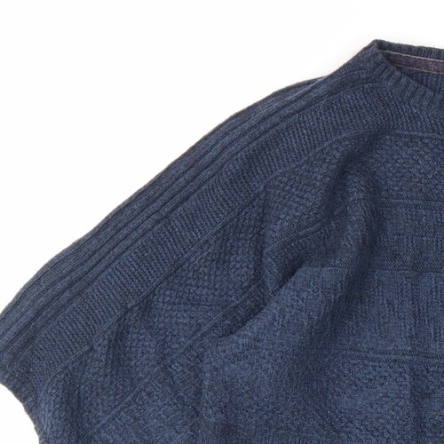 Mistral Women's Blue Cable-Knit Pullover Jumper Size 14 - Picture 6 of 12