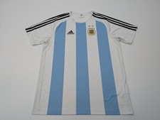 Adidas Argentina Climalite Jersey Mens L 07-08 Home Football Team Blue White AFA