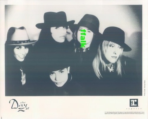 Press Photo & Release: THE DAY Z'S 8x10 B&W 1990