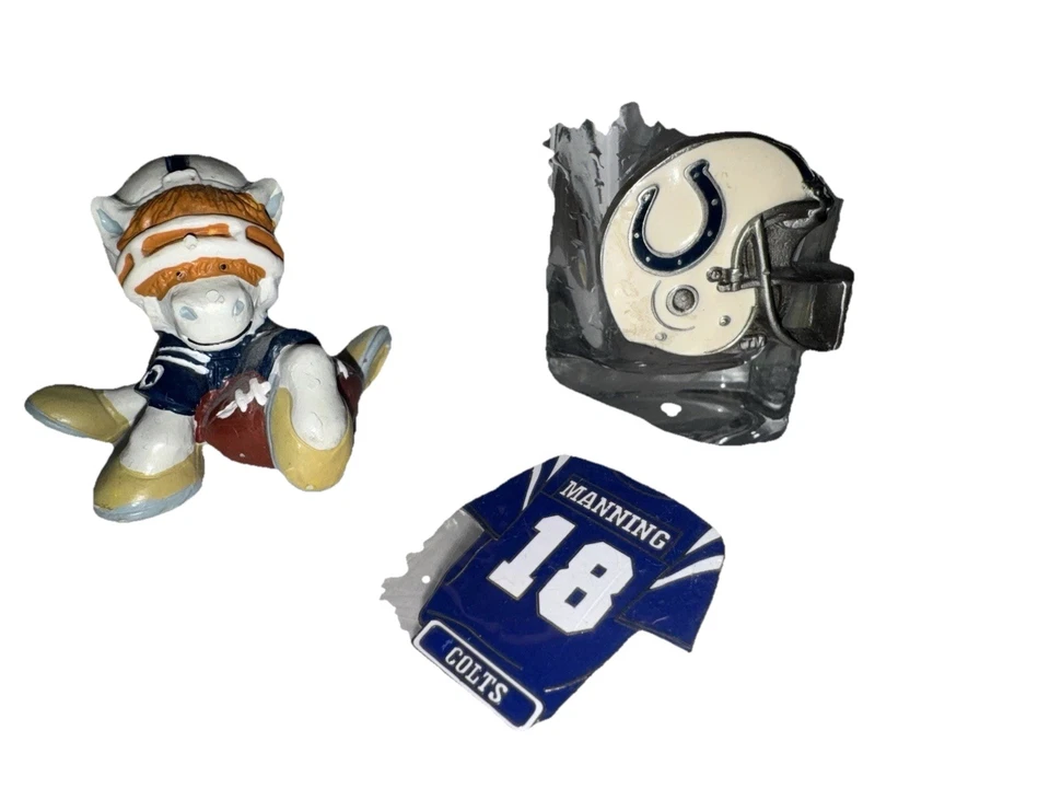 Vintage Set 1983 Baltimore (Indianapolis) Colts Mascot 2" Figure NFL Huddles - Image 2 of 4