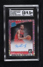 2018 Donruss Optic Fast Break Holo Prizm Signatures Wendell Carter Jr Auto 18t1