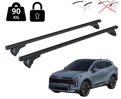 DACHTRÄGER DACHTRÄGER FÜR KIA SPORTAGE AB 2025- MIT HANDLAUF SCHWARZ