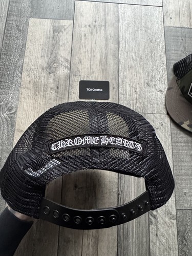 Chrome Hearts Triple Cross Truckermütze "weiß/tarnfarben" - Einheitsgröße - Bild 4 von 8
