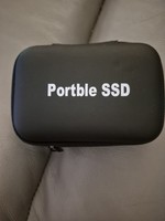 2TB Portable External SSD With Case And Usb Adaptors