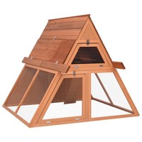 Vidaxl Kaninchenstall 152X127X109,5 Cm Massivholz Tanne Neu