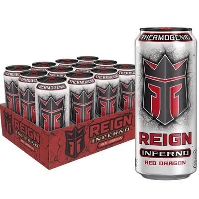 Reign Inferno Red Dragon Thermogenic Fuel Fitness and Performance Drink 16 Fl Oz