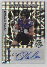 2022 Panini Mosaic Rookie Auto Mosaic Charlie Kolar #RAM-CK Auto 1eu9