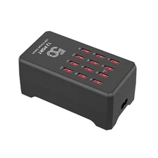 12 Ports USB Charging Station For Multiple Devices Portable Global Use DPAS