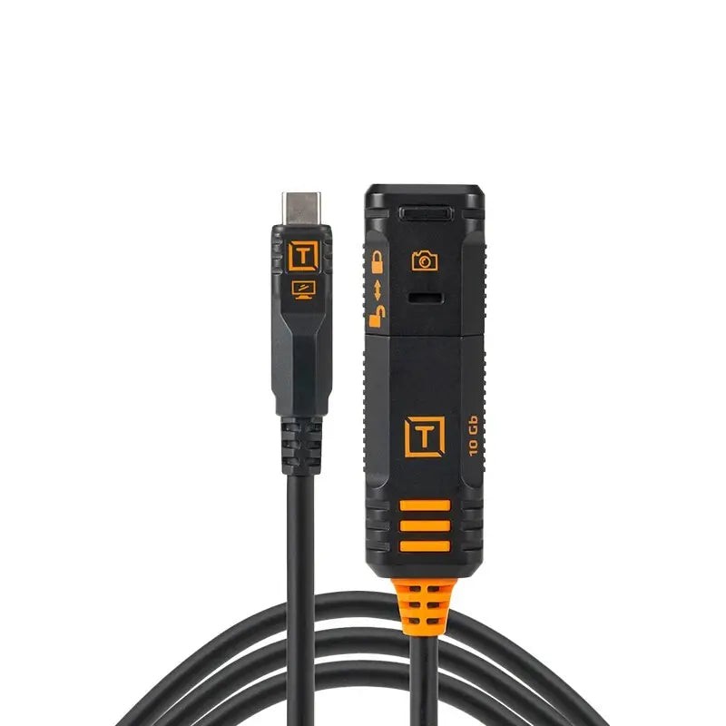 Tether Tools TetherPro Optima 10G USB-C TetherBoost Locking Extension Cable 4.8m