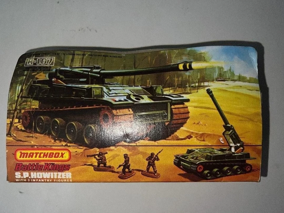 1974 Matchbox Battle Kings K-107 55 mm S.P. Howitzer. Battle Kings Diecast - Image 3 of 4