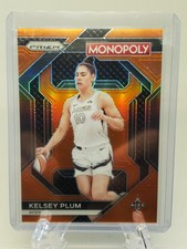 Kelsey Plum 2024 Panini Prizm Monopoly WNBA Skills #WNBA2 Orange Prizm #/124