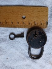 Schlo&szlig; Vorh&auml;ngeschloss 1x Schl&uuml;ssel  DDR Qualit&auml;t Gebrauchter Zustand robust