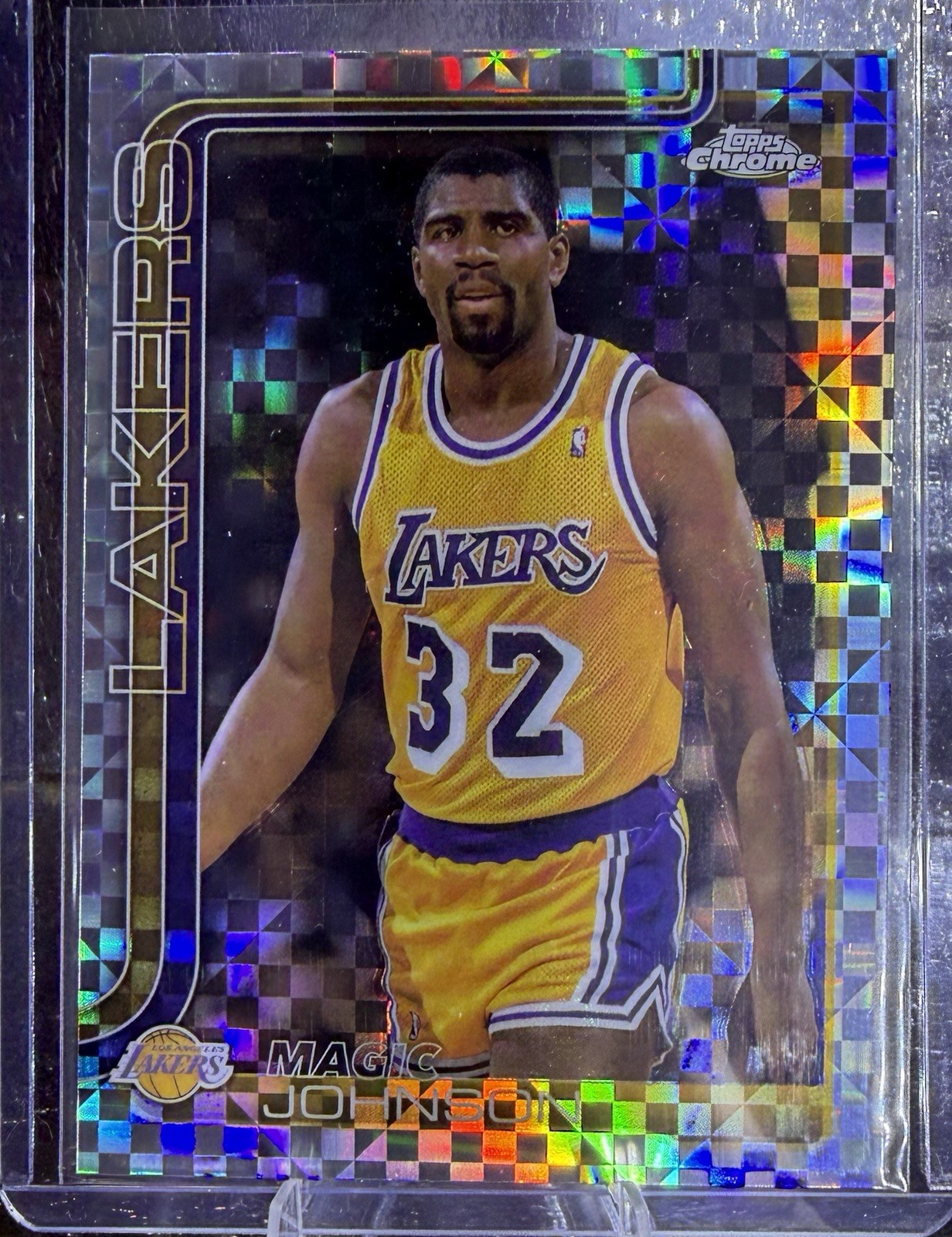 2025-26 Topps Chrome - Magic Johnson #244 X-Fractor