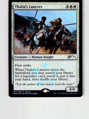 Thalia's Lancers 47 Rare Eldritch Moon Magic: The Gathering Foil Lightly Played