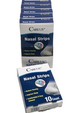60 Careus Nasal Strips For Snoring Improve Sleep 6 Boxes of 10 ea. Equals 60