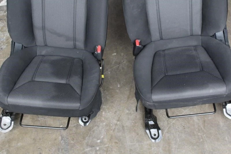 2019 SUBARU IMPREZA DRIVER PASSENGER FRONT SEATS BLACK CLOTH MANUAL (HOLES) Foto 4 de 4