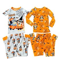 Bluey Halloween Pajama Lot Size 5 Two-Piece Sets Kids Sleepwear