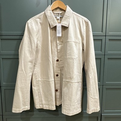 OUTERKNOWN Tradesman Chore Jacket in Wheat Men's Medium Organic Cotton MSRP $178