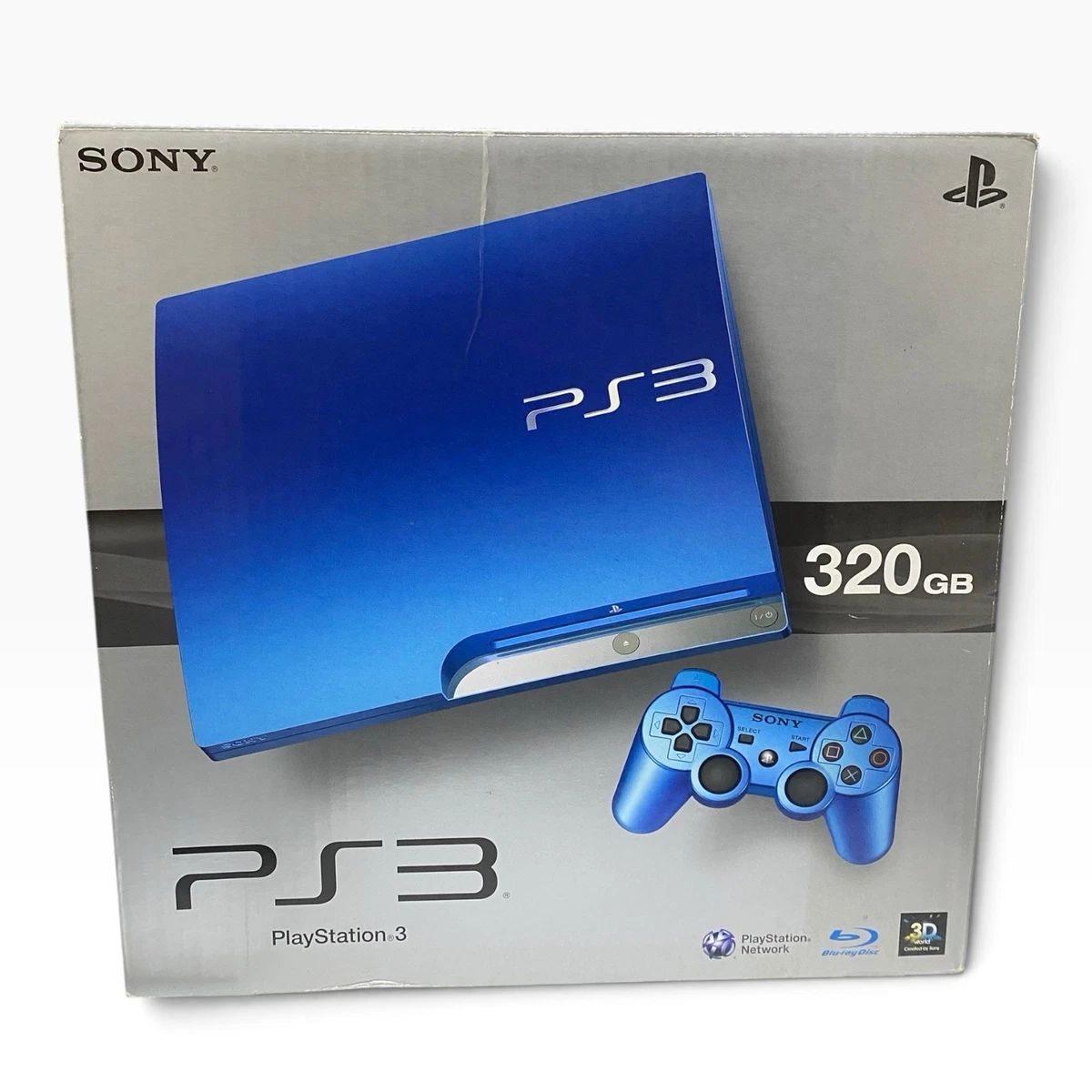 Sony PlayStation 3 - Slim Blue Video Game Consoles for sale | eBay