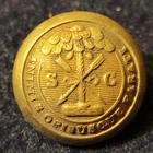CIVIL WAR ERA CONFEDERATE SOUTH CAROLINA SEAL BUTTON ALBERTS#SC-15-B-TY  VEST