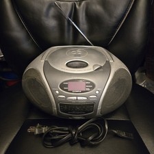 Durabrand AM/FM Radio CD Player Boombox Tested Works Touchy Volume Control