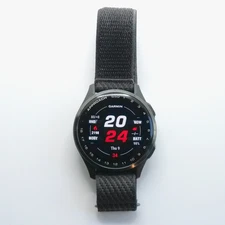 Garmin Approach S50 GPS Golf Smartwatch Slate w/ Black Nylon Band 010-03010-00