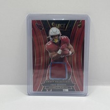 2024 Panini Select - Draft Selection Memorabilia Trey Benson #DSM-TBN Red Prizm