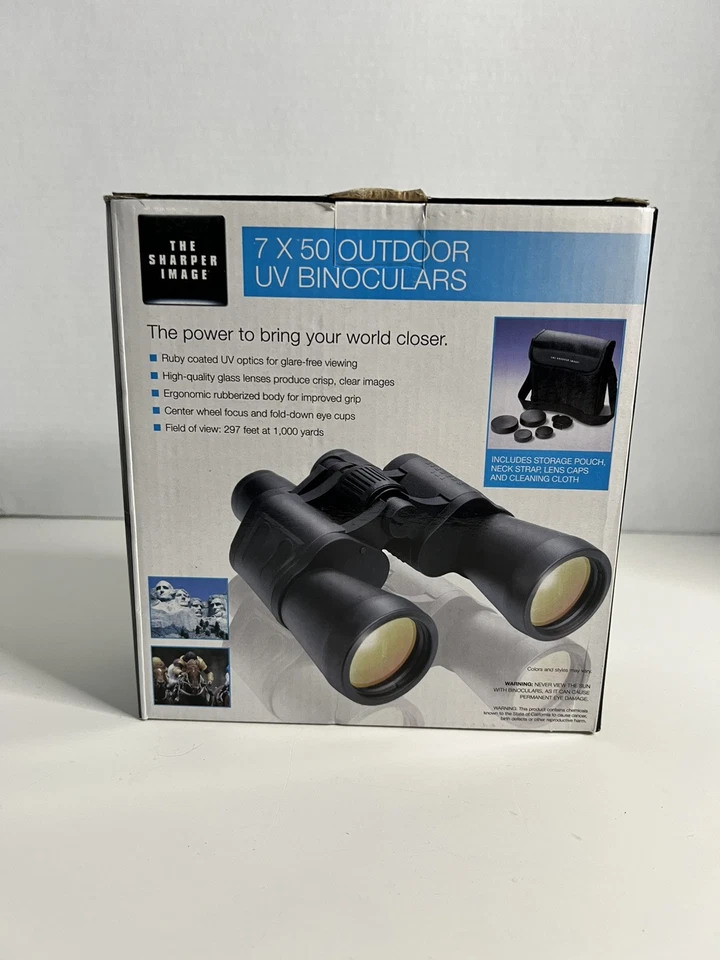 Vintage Sharper Image Binoculars 7 X 50 All Weather UV 297 FT @ 1000 YDS - Image 2 of 4