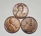 3 X 1936 P LINCOLN WHEAT PENNY 3 COIN SET #P2261