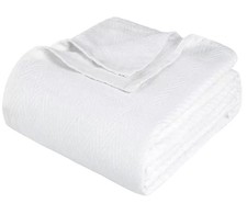 Sobel Westex Bella Casa White Blanket
