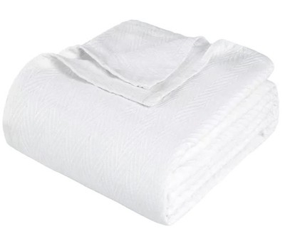 Sobel Westex Bella Casa White Blanket