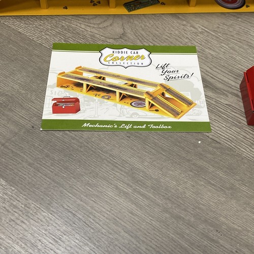 Hallmark Kiddie Car Classics Corner Collection Mechanics Lift and tool box-New! - Picture 18 of 24