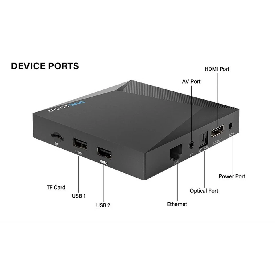 US K3 Pro 6K Super Clear Smart TV Box WiFi6 Live TV Player Bluetooth Sprachassit - Bild 2 von 4