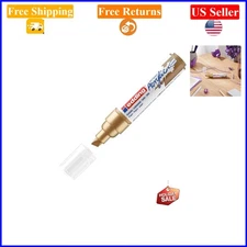 5000 Acrylic Marker Broad Gold Waterproof Paint Pen, Chisel Nib, for Canvas