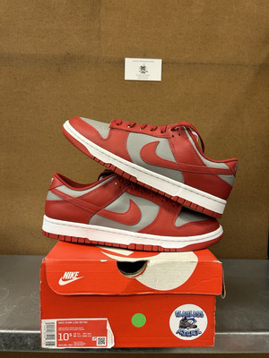Nike Dunk Low Retro UNLV 2021 Medium Grey /Varsity Red  display picture 3