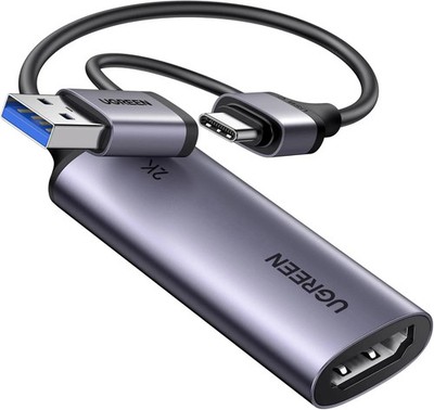 UGREEN 2K@30Hz Video Capture Card HDMI to USB 3.0 A and C Capture...