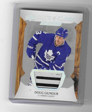 DOUG GILMOUR 2025 UPPER DECK ENGRAINED ICONS CUT OF GLASS GAME USED STICK CARD