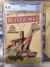 PLASTIC MAN 12 Quality Comics, 1948 Golden Age - CGC 4.0