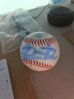 Minnie Minoso signed 2002 all star baseball (faded) MLB authenticated sticker A9