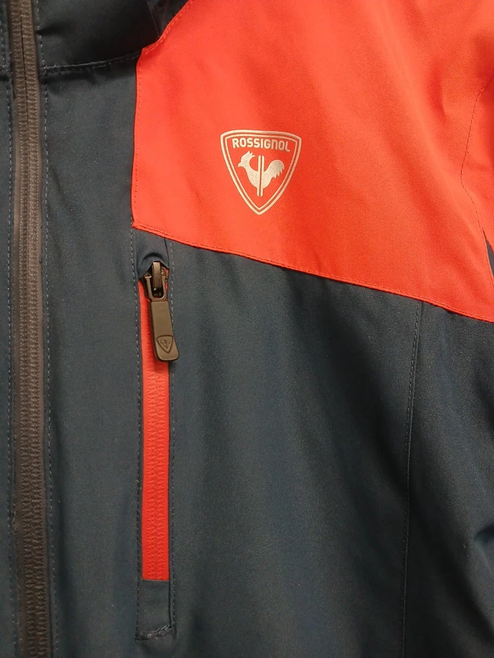 Chaqueta de esquí aislada Rossignol Controlle roja azul niños grandes talla 12  Foto 2 de 4