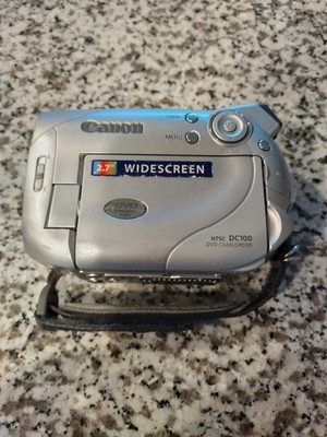 Canon DVD Camcorder DC 100-Silver Tested Great Condition